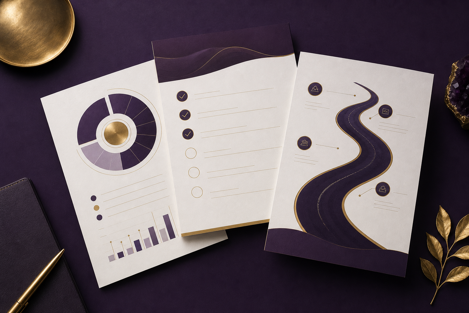 The tangible deliverables — score, checklist, and roadmap